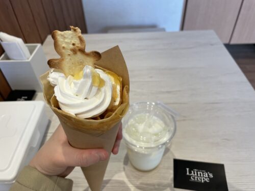 Luna's crepeのクレープ