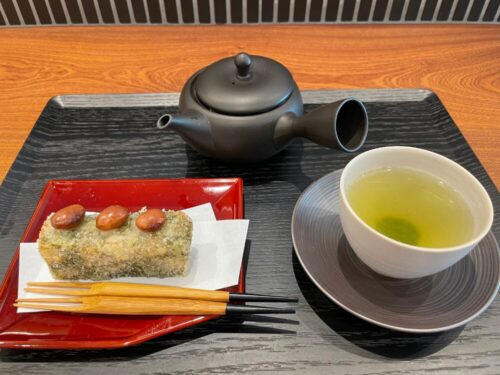 あんと茶との揚げきんつばの抹茶