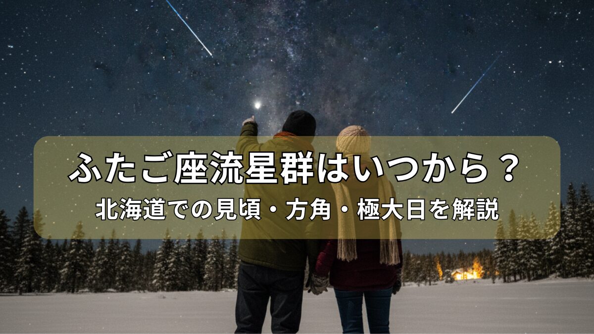 ふたご座流星群のアイキャッチ画像