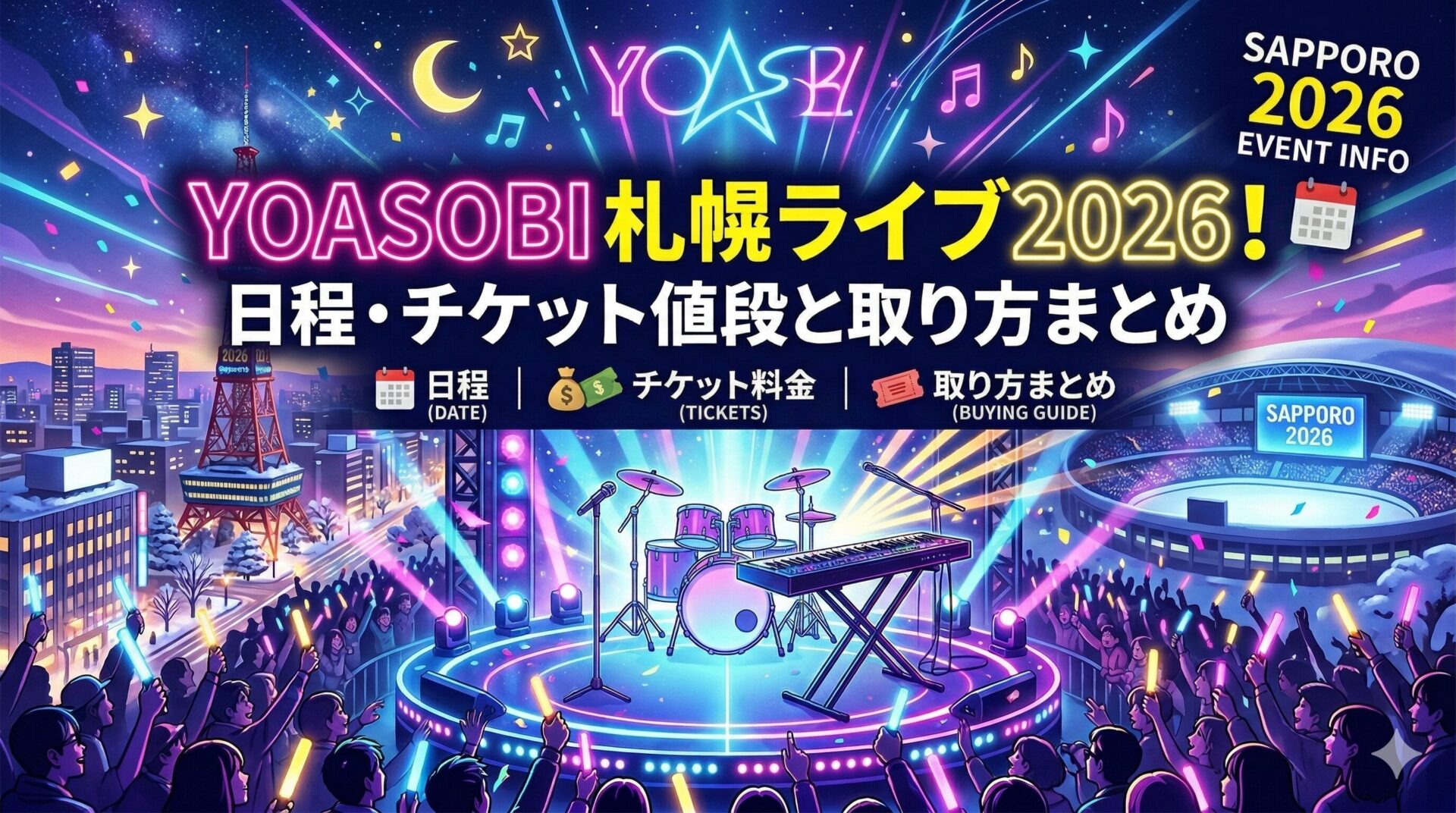 YOASOBI札幌ライブ2026